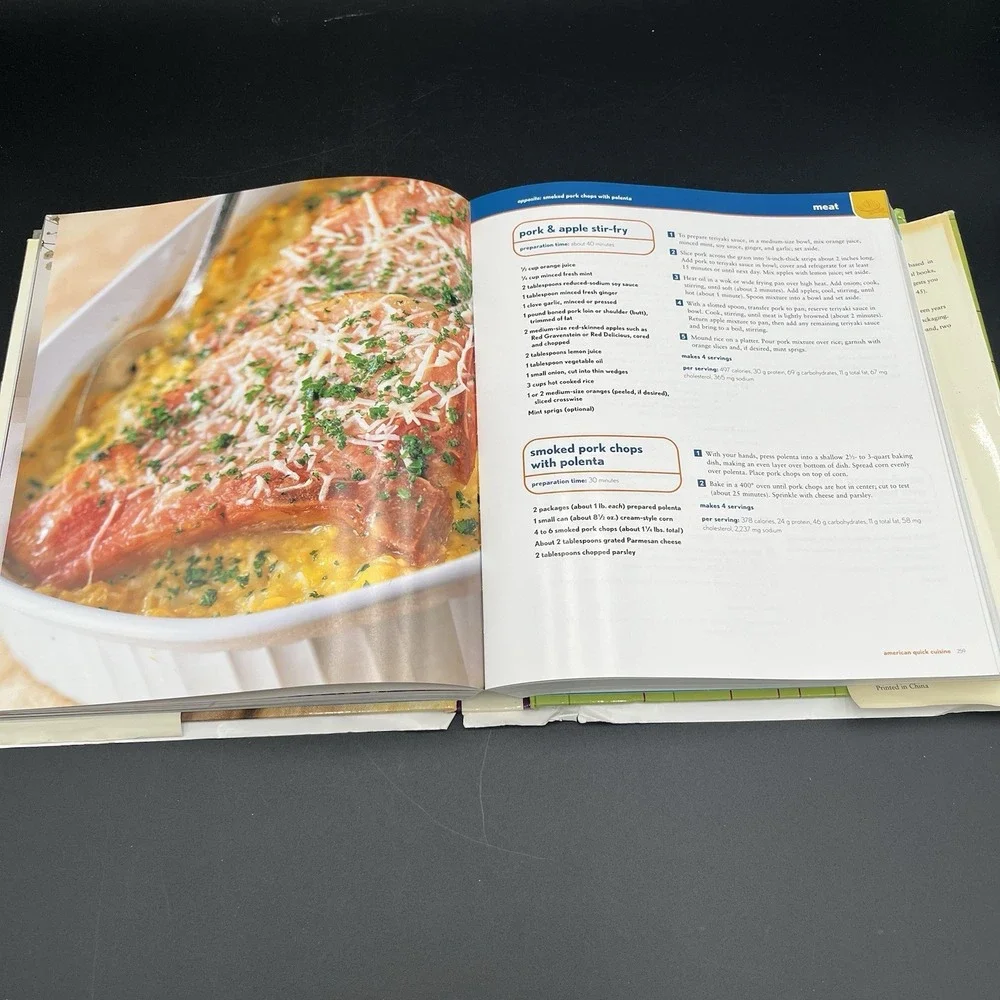America's Quick Cuisine More Than 800 Easy-to-follow Recipes 2004